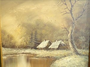 Henner Knauf - Winterlandschap kopen? Bied vanaf 85!