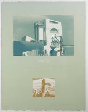 Siet Zuyderland - Zeefdruk, Water (hommage à Charles Sheeler) - Ingelijst kopen? Bied vanaf 1!