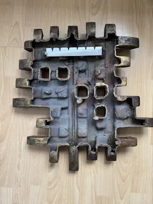 Mia Vullinghs - Relief in brons, malachiet en bladgoud. Recent werk kopen? Bied vanaf 150!