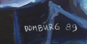 Bart Domburg - Olieverf op doek, Zonder titel (Zeer groot) kopen? Bied vanaf 350!