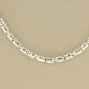 Zilveren koningsschakel collier – 60 cm lang - 20.1 gram kopen? Bied vanaf 160!