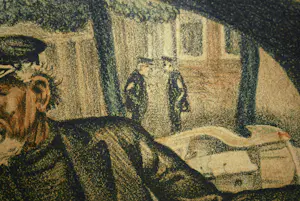 Kuno Brinks - Beurtschipper - schaarse/unieke kleurenlitho kopen? Bied vanaf 20!