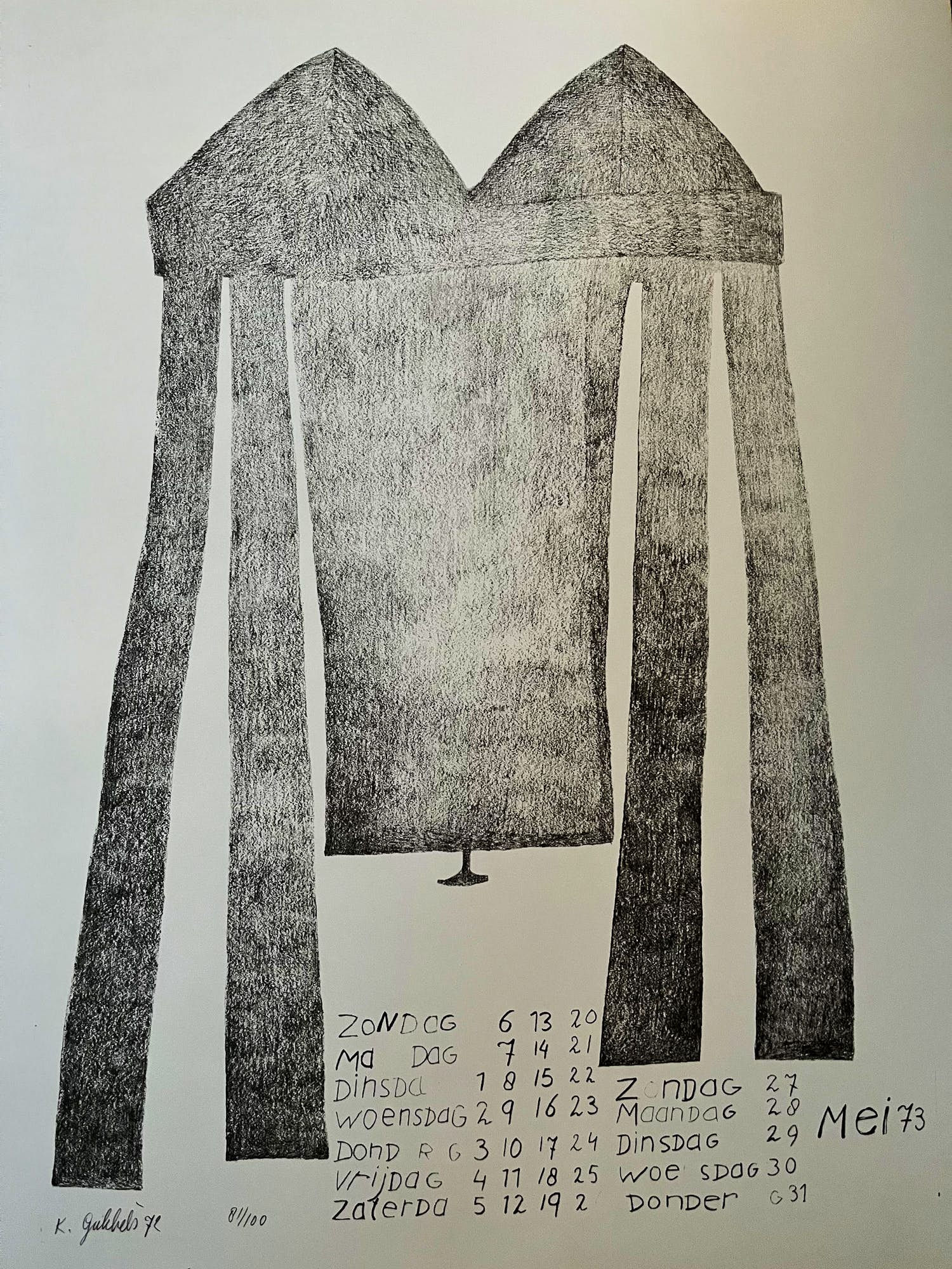 Klaas Gubbels - MEI 1973 verkocht voor € 95!