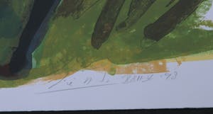 John Lie a Fo - Zeefdruk, Meisje met beeld kopen? Bied vanaf 1!