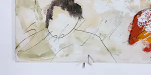 Dario Bosa - Acryl op doek, Drie figuren kopen? Bied vanaf 150!