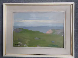 Frederika Broeksmit - Noors landschap - schilderij - kopen? Bied vanaf 45!
