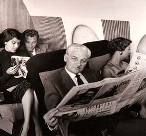 Paul Huf - C-Print met Dibond, In het vliegtuig verkocht voor € 1!