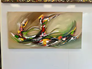 Gena - Abstract Green kopen? Bied vanaf 199!