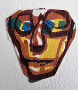 Herman Brood - just a face, tekening ingelijst en met HB-M certificaat kopen? Bied vanaf 120!