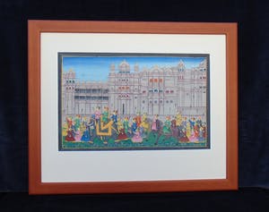 Niet of onleesbaar gesigneerd - Zijde schildering kopen? Bied vanaf 1!