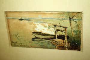 Willem Weissenbruch - visser in de polder verkocht voor € 395!