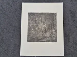Marius Bauer - 10x litho - Carel ende Elegast, gemonogrameerd kopen? Bied vanaf 250!