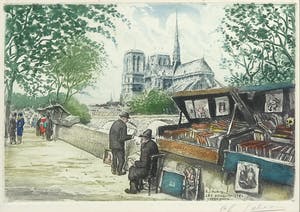 Chris Lebeau - Kleurenets, Les Bouquinistes kopen? Bied vanaf 70!