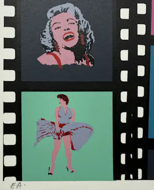 Ad van Hassel - handgesigneerde zeefdruk | 'Marilyn Monroe' kopen? Bied vanaf 20!