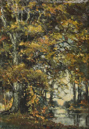 Hendrik Jan ten Cate - Drieluik - Bosgezichten kopen? Bied vanaf 250!