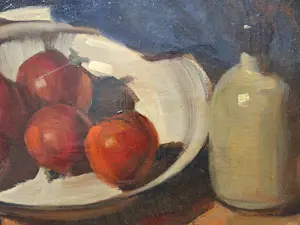 Feitze de Bruijn - Stilleven met Appels en div kopen? Bied vanaf 125!