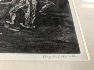 Elly Kuipers - ets - dansen in het bos kopen? Bied vanaf 1!