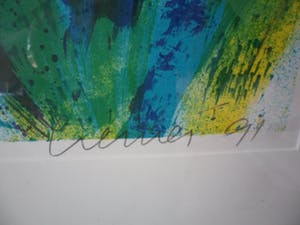 Jan Cremer - Litho. Tulpen, kopen? Bied vanaf 100!