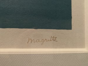 Rene Magritte - La Page Blanche kopen? Bied vanaf 975!