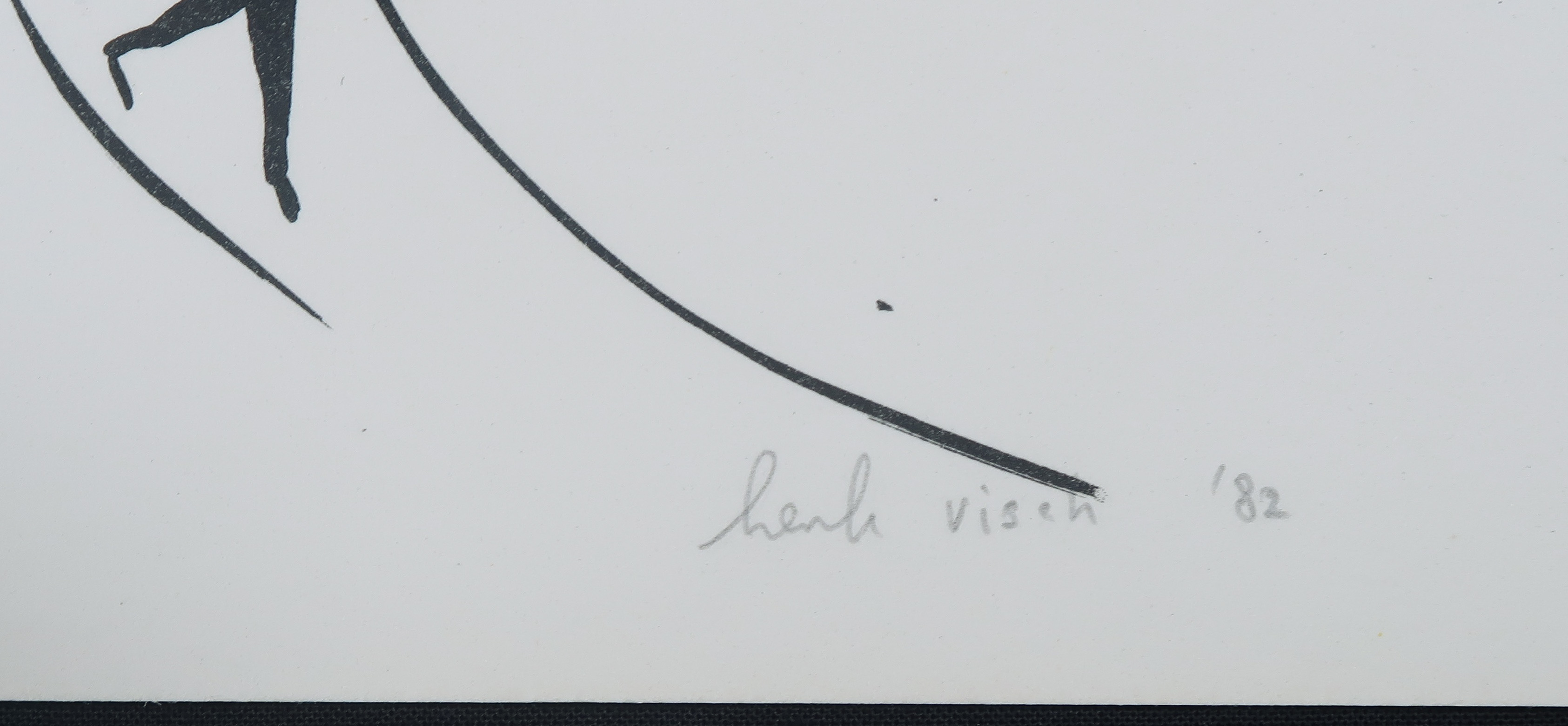 Henk Visch - Litho, Zonder titel (incl. litho verso) kopen? Bied vanaf 120!