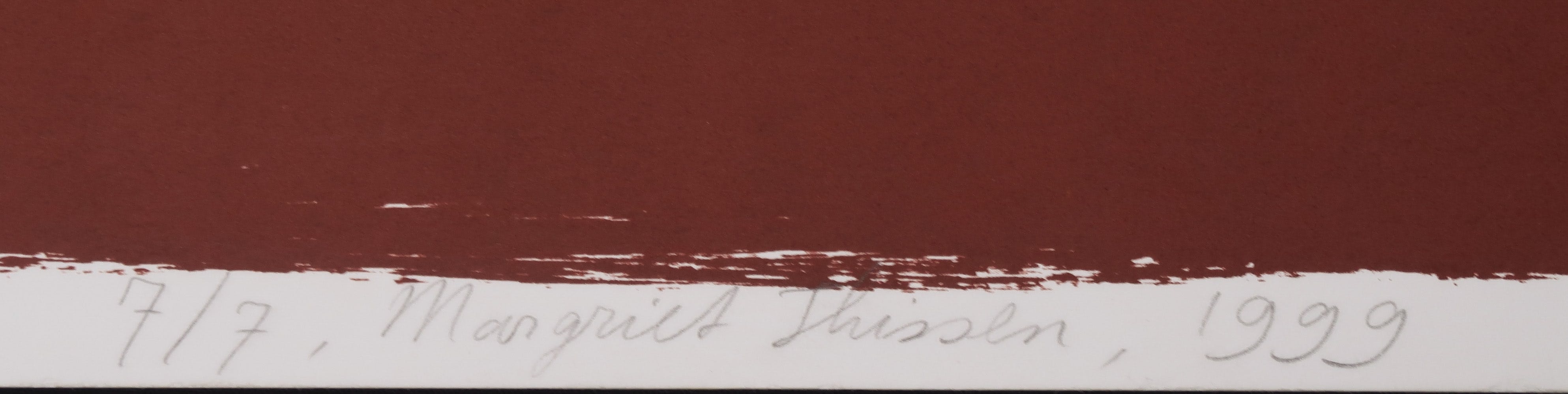 Margriet Thissen - Zeefdruk, Zonder titel (Groot!) kopen? Bied vanaf 100!