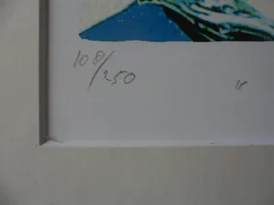 JAS - Zeefdruk-Mabel Violet - Ingelijst kopen? Bied vanaf 35!