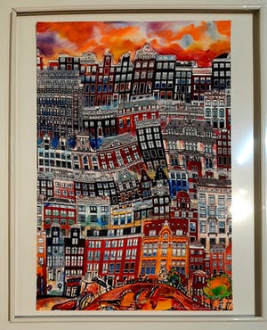 Elena Polyakova - Vrolijk Amsterdam. kopen? Bied vanaf 85!