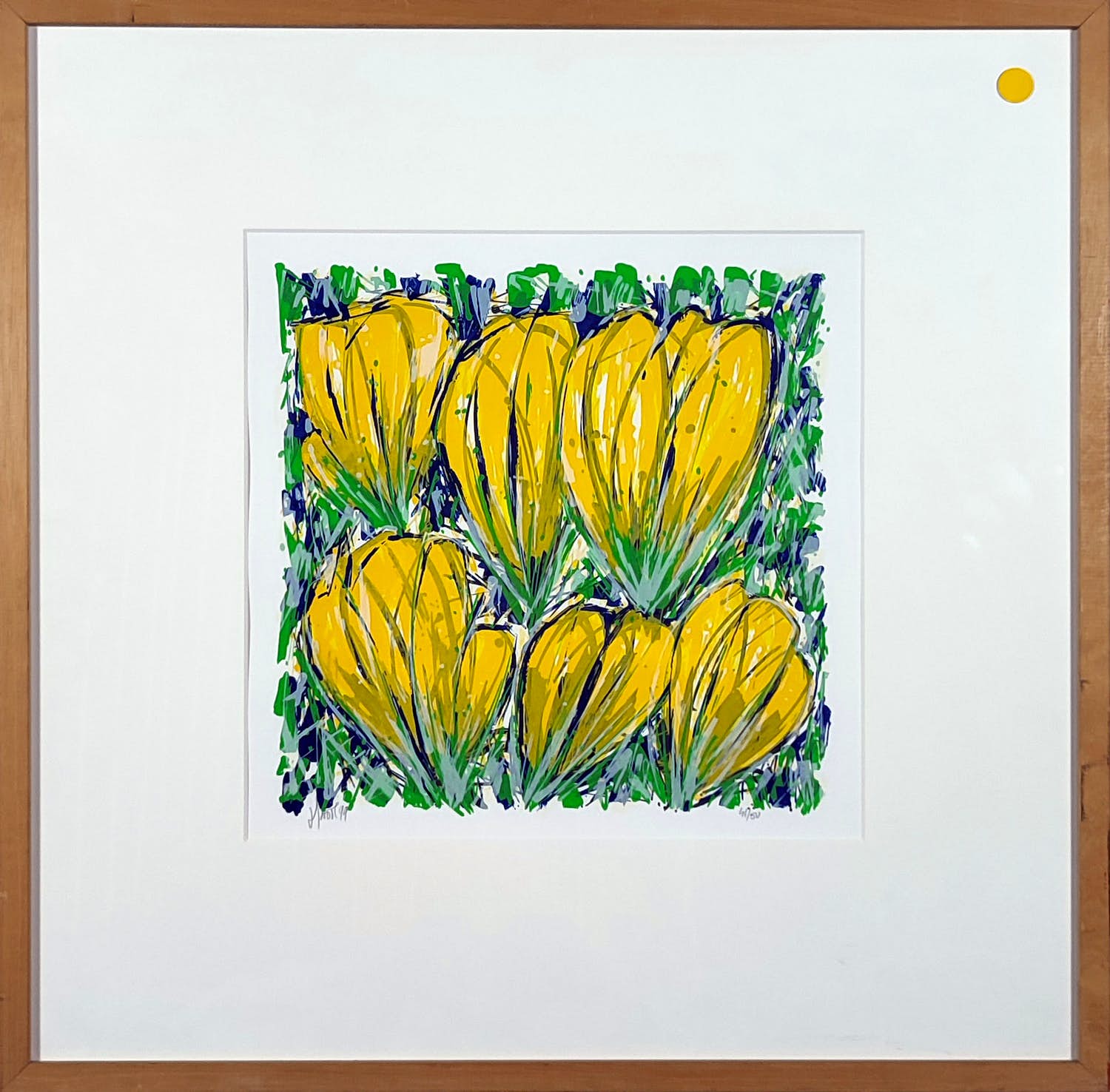 Ad van Hassel - Tulpen Geel verkocht voor € 40!