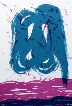 Hugo Claus - Litho: Herfst II verkocht voor € 85!