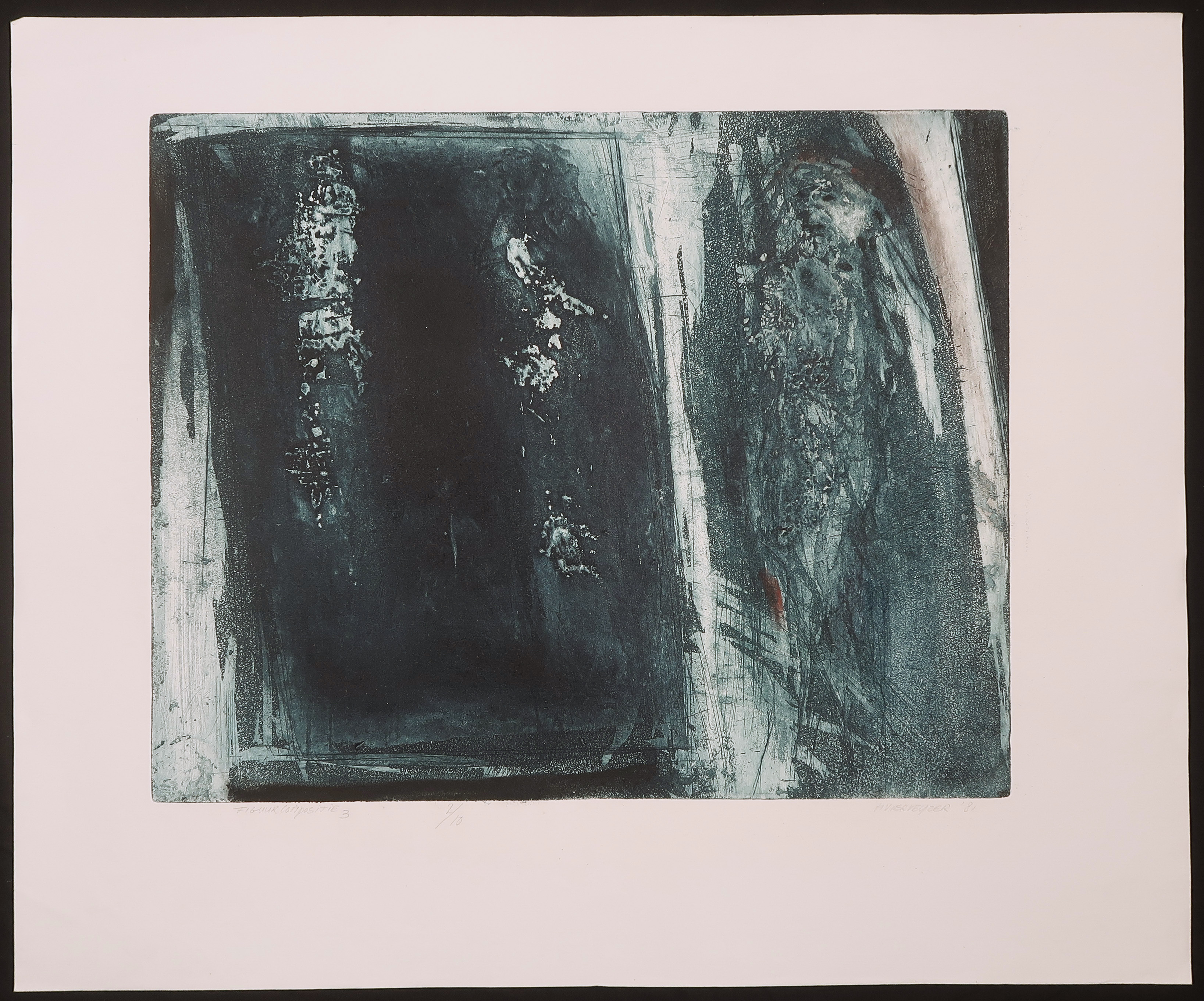 Henk Vierveijzer - Ets/aquatint, Figuurcompositie 3 kopen? Bied vanaf 1!