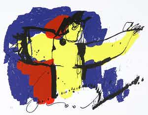 Herman Brood - Zeefdruk, Brasil God verkocht voor € 70!