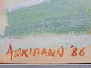 Adriaan Nieuwenhuis - Veules les Roses, olieverf op doek (ingelijst, zeer groot) - Laatste keer! kopen? Bied vanaf 250!