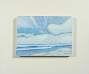 Paul Overhaus - Olieverf op board, Zeegezicht met Wolkenpartij kopen? Bied vanaf 35!