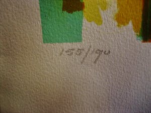 Richard Smeets - Groot 1987 abstract figuratief gesigneerde Litho "Vrouwelijk Naakt / Venice" kopen? Bied vanaf 10!