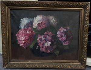 Niet of onleesbaar gesigneerd - c2559-6, vaas hortensia's kopen? Bied vanaf 10!