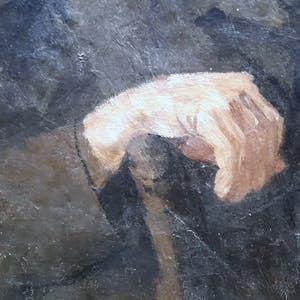 Arie van Mever - Portret Dhr. Valk - olieverf - groot - ingelijst - 21565 kopen? Bied vanaf 1!