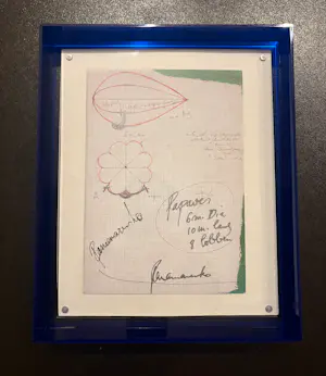 Panamarenko - Gesigneerde uitnodiging kopen? Bied vanaf 475!