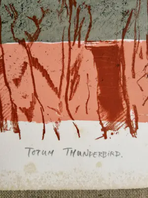 Harald Vlugt - Zeefdruk Totum Thunderbird kopen? Bied vanaf 10!