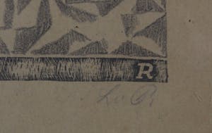 Niet of onleesbaar gesigneerd - Litho, Stort, o arbeiders, u diep in de zee (Herman Gorter) - Ingelijst kopen? Bied vanaf 1!