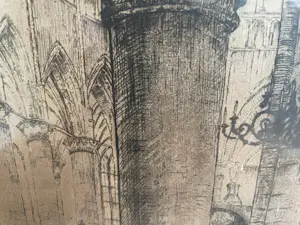 Johan D. Scherft - Ets Kerkinterieur Groote kerk Den Haag kopen? Bied vanaf 45!