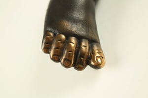 Les Deux Garçons - bronzen beeld - 'Mondvoet' kopen? Bied vanaf 399!