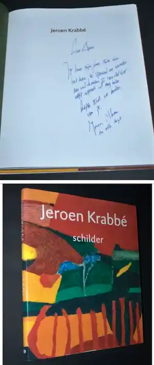 Jeroen Krabbé - fraai boek 1e druk met zeer persoonlijke opdracht vendu pour 45€ !