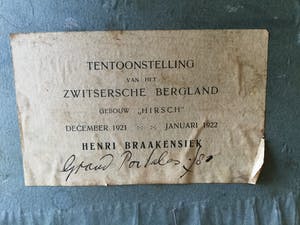 Henri Braakensiek - A9565-3 - Landschap in blauwtinten kopen? Bied vanaf 175!
