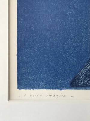 Kees Spermon - A voice… imagine, lithografie - Ingelijst kopen? Bied vanaf 50!