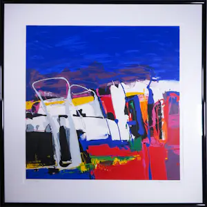 Buy Frank Lejeune - Zeefdruk op papier, Inca- Ingelijst (Groot)? Bid from 50!