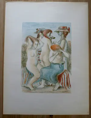 Kees Andrea - litho - de baadster kopen? Bied vanaf 35!