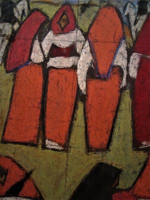 Niet of onleesbaar gesigneerd - omstreeks 1920 grote Gouache "vrouwen op Orientaalse Markt" ges. H. Paul kopen? Bied vanaf 10!