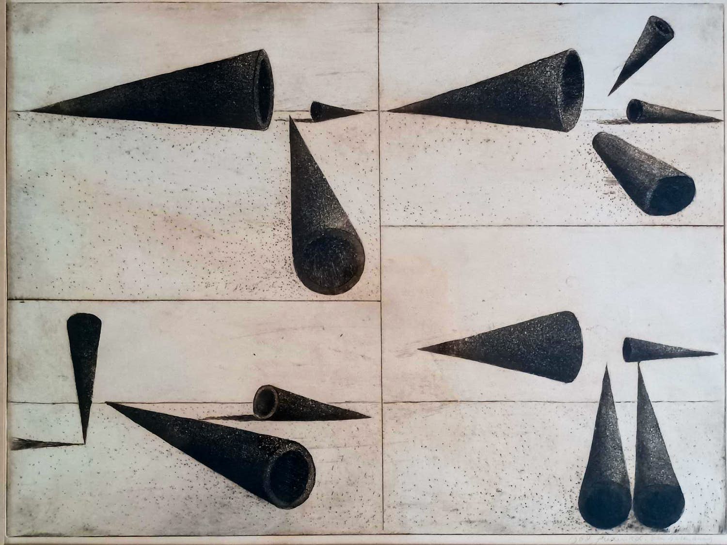 Frederik van Batenburg - Abstracte compositie, verkocht voor € 45!