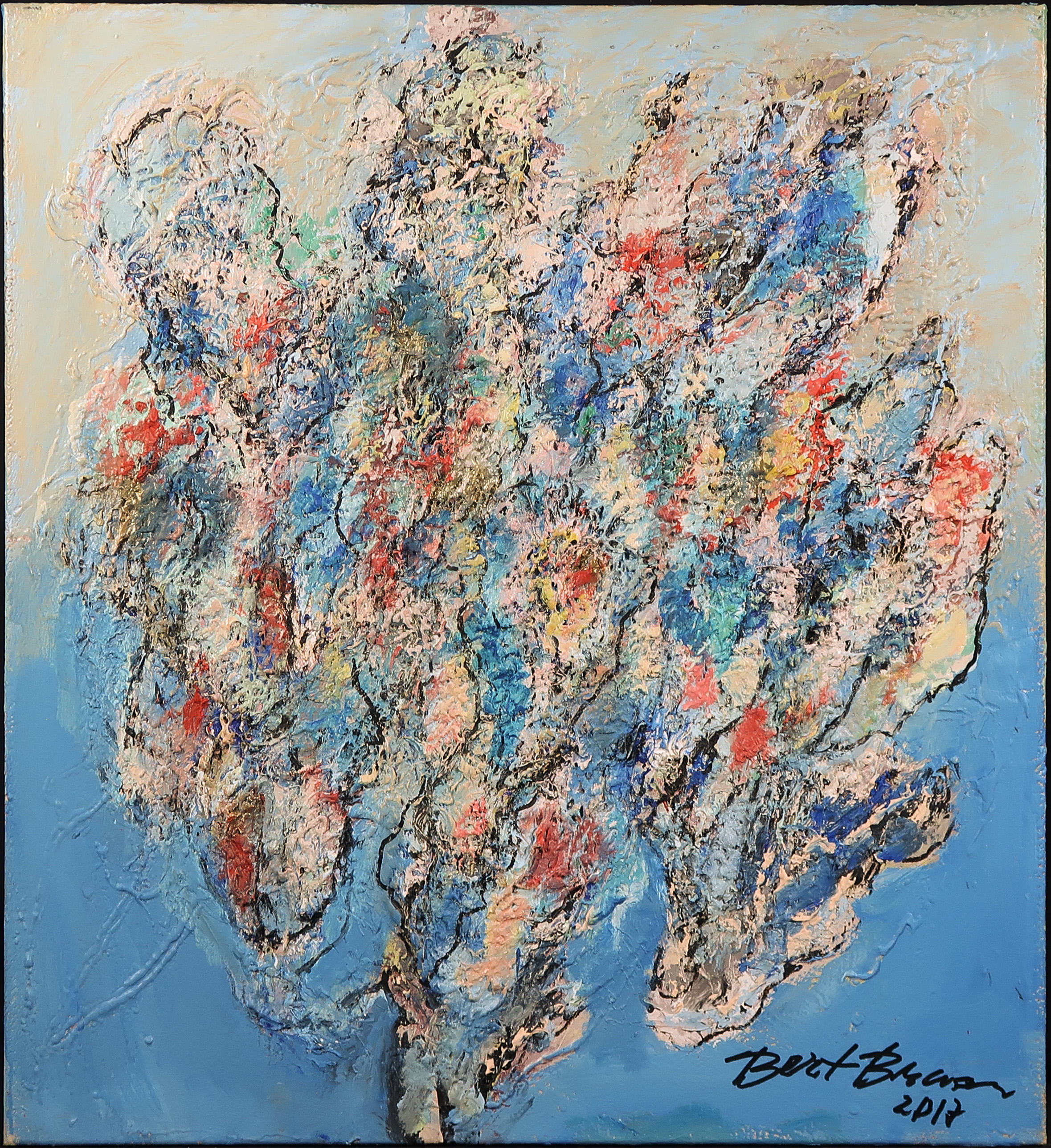 Bert Braam - Acryl op doek, Figuurlijk Plantaardig (Groot) kopen? Bied vanaf 150!