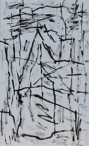 Jan Schoonhoven - Ingelijste tekening - 1990 (nette lijst!) kaufen? Bieten Sie von 2500!